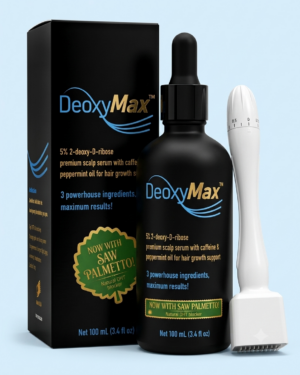 DeoxyMax Premium Serum + Derma Stamp Bundle, 2-Month Supply